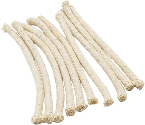 10PK Replacement Wicks - 100% Cotton, Round - for Alcohol Lamp/Tiki Torches - Eisco Labs in Saudi Arabia