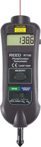 REED Instruments R7150 Professional Combination Contact / Non-Contact Laser Photo Tachometer in Kuwait