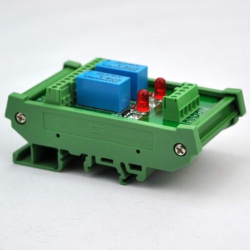 إلكترونيات-صالون DIN Rail Mount 2 DPDT وحدة واجهة مرحل الإشارة، إصدار DC 5V. in Kuwait