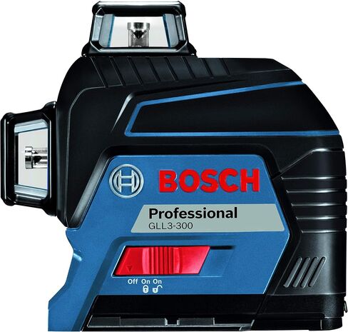Bosch GLL3-330CG 200 قدم 360 درجة شعاع أخضر ثلاثي المستوى وخط محاذاة ذاتي التسوية بالليزر مع (1) شاحن بطارية ليثيوم أيون 2.0 أمبير بحد أقصى 12 فولت، حقيبة حمل صلبة لجهاز تحديد المواقع BM1 in Saudi Arabia