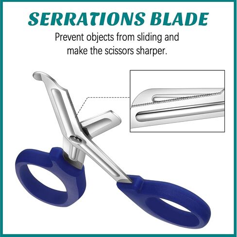 120 Pcs Small Trauma Shears 5.7'' Stainless Steel Bandage Scissors Heavy Duty Assorted Rainbow Nurse Scissors for Nurses Doctors Nursing Veterinary Use Supplies and Accessories, 6 Colors in Saudi Arabia