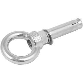uxcell M12x80mm 304 Stainless Steel Ring Lifting Sleeve Expansion Closed Hook Eye Bolt in Saudi Arabia