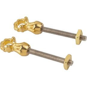 براغي عين نحاسية فاخرة مع صواميل | عبوة من 2 | خطاف عين برغي | برغي بثقوب عتيق لسحب الكفالة وبعض الأثاث الأخرى | M-1B in Kuwait