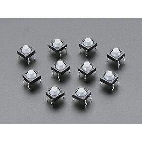 Adafruit 3101 زر ناعم الملمس 8 مم، 10 قطع in Kuwait