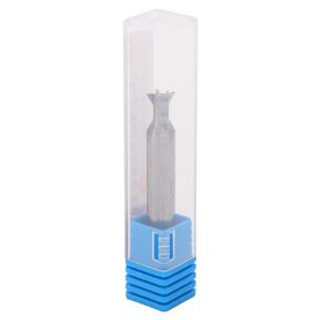 LiebeWH Carbide Dovetail Cutter Bit Dovetail End Mill Cutter 6mm Dia Shank 4 Flutes Fast Drilling Milling Cutter 50mm Length (60°)