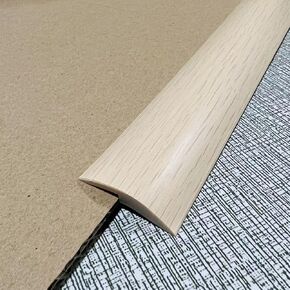 6.56 FT PVC Carpet & Floor Edging Trim Strip-Threshold Transition Strips-Self Adhesive-Suitable for Threshold Transitions with a Height Less Than 3 mm