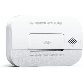 Ecoey Carbon Monoxide Detector CO Detector Alarm Battery Operated Low Battery Warning Figaro Sensor, FJ119 1 Pack