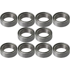 CNBTR 4x10x4mm Bearing Steel Mini Groove Ball Bearings Sliding Wheels DIY Industry MR104ZZ Pack of 10