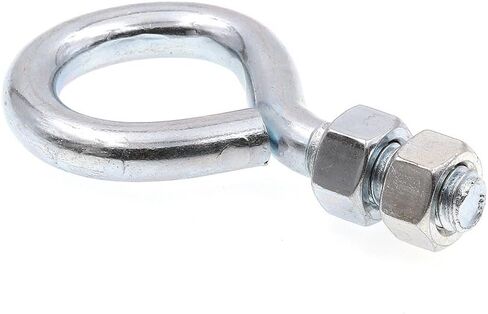 مسمار تحديد العين 9066782 من Prime-Line مع صامت، 3/8 في 16 X 2-1/2 بوصة، فولاذ مطلي بالزنك، عبوة من 20 in Kuwait