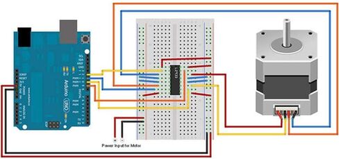 DAOKI 10PCS L293D DIP16 Stepper Motor Drivers Controller Four Channel Motor Driver IC 36V 600mA + Round Hole IC Socket 16PIN in Saudi Arabia