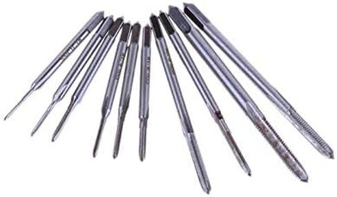 NMBWCNM 11pcs الصنابير الصغيرة بت وجع مجموعة مع عالية السرعة الصلب اليد المسمار الموضوع التوصيل الصنابير M1 M1.2 M1.4 M1.6 M1.7 M1.8 M2 M2.5 M3 M3.5 لإصلاح آلات النجارة in Kuwait