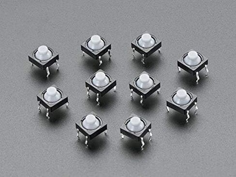 Adafruit 3101 زر ناعم الملمس 8 مم، 10 قطع in Kuwait
