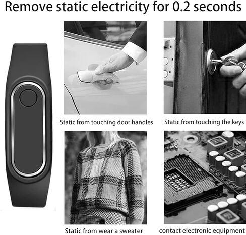 Viowey Anti Static Wristband, Wireless Antistatic Wrist Strap, Adjustable Winter Electrostatic Removal Bracelet Elimination Discharge for Men and Woman in Kuwait