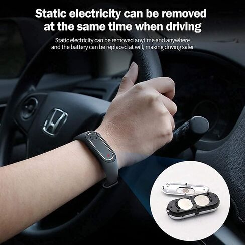 Viowey Anti Static Wristband, Wireless Antistatic Wrist Strap, Adjustable Winter Electrostatic Removal Bracelet Elimination Discharge for Men and Woman in Kuwait