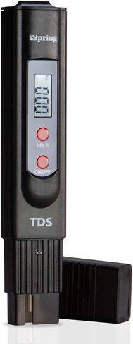 iSpring TDS2 Digital 2-Button TDS Meter with Backlit LCD, Black in Saudi Arabia