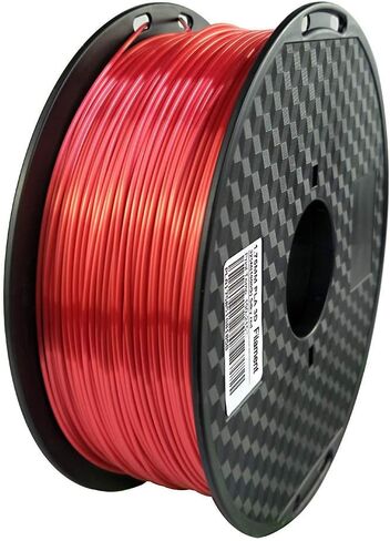 الحرير الأحمر PLA 3D خيط طابعة 1.75 مم 1 كجم بكرة 3 دي طباعة حريرية لامعة الحرير مثل المواد CC3D أيضا الحرير اللامع الذهب والنحاس الفضي in Kuwait