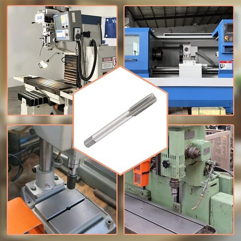 Piutouyar Metric Thread Tap, HSS M16 x 1.5mm Metal Thread Tap, Right Hand Threading Tap for Machine in Kuwait