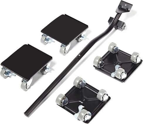 Goyappin Furniture Dolly 4 Wheels Heavy Duty and Furniture Lifter,Furniture Move Tool,2200LBs Load, Appliances Roller for Heavy Objects,Washing Machine,Refrigerator in Kuwait