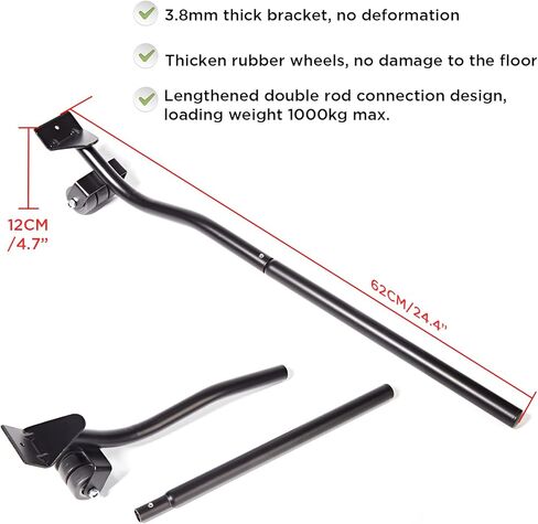 Goyappin Furniture Dolly 4 Wheels Heavy Duty and Furniture Lifter,Furniture Move Tool,2200LBs Load, Appliances Roller for Heavy Objects,Washing Machine,Refrigerator in Kuwait