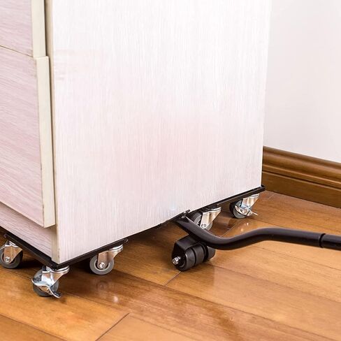 Goyappin Furniture Dolly 4 Wheels Heavy Duty and Furniture Lifter,Furniture Move Tool,2200LBs Load, Appliances Roller for Heavy Objects,Washing Machine,Refrigerator in Kuwait