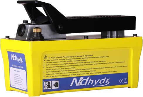 مضخة هيدروليكية للهواء NDhydr 10,000 رطل لكل بوصة مربعة مضخة قدم هيدروليكية للهواء 1/2 جالون مضخة هيدروليكية تعمل بخزان الهواء للكباش والمكابس وآلات إطار الجسم التلقائي والرفع الهيدروليكي. in Kuwait