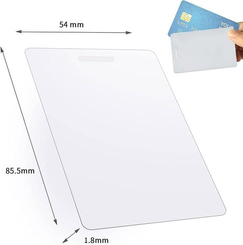 12 PCS T5577 Thick Smart Cards, Contactless 125khz RFID Rewritable Proximity Clamshell Weigand Prox Card, Compatible with 1386 1326 H10301 Format Readers and Keyless Entry Access Control Systems in Saudi Arabia