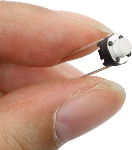 SQXBK Tactile Push Button Switch 10PCS 2 Pin 6x6x5mm DIP Round Micro Switch Tact Switch in Saudi Arabia