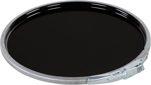 Vestil PAIL-STL-RI Steel Open Head Pail with Handle, 5 gallon Capacity, Black, Pack of 1 in Kuwait