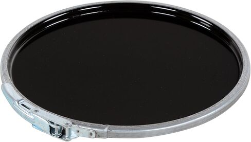 Vestil PAIL-STL-RI Steel Open Head Pail with Handle, 5 gallon Capacity, Black, Pack of 1 in Kuwait