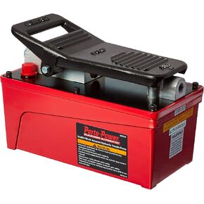 Porto-Power B65425 Air Foot Operated Pump (10,000 Psi 91 Cu.in. Reservoir), 5 Red in Kuwait