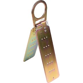 Palmer Safety Reusable Temporary Steel Roof Anchor Bracket for Industrial & Construction Use on Wood/Metal I OSHA/ANSI Compliant