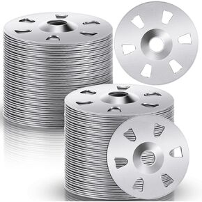 100 Pcs 1.38 Inch Washers for Installation of Foam Board Panels Galvanized Steel Washer Wall Washer for Fixing Fastening and Supporting Foam Board Fasteners