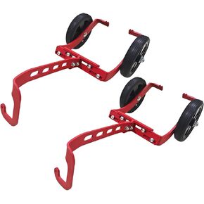 نظام دولي لعربة الثلج القابلة للتعديل من C CLINK، عجلات مزلجة، مجموعة نقل عالمية لعربة الثلج، زوج (أحمر) in Kuwait