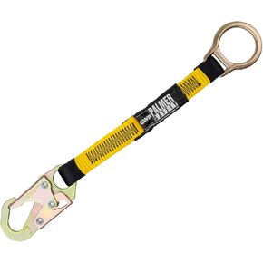 Palmer Safety 18" D-Ring Extender Fall Protection with 3/4" Snap Hook and D-Ring, Polyester Webbing with Chafe Guard, OSHA/ANSI Compliant in Saudi Arabia