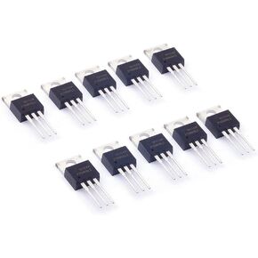 Cylewet 10Pcs RFP30N06LE 30A 60V 0.047Ohm Logic Level N-Channel Power Mosfet TO-220 ESD Rated for Arduino (Pack of 10) CYT1047 in Kuwait