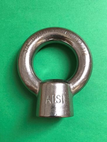US STAINLESS Stainless Steel 316 Lifting Eye Nut 3/4" UNC Marine Grade in Saudi Arabia