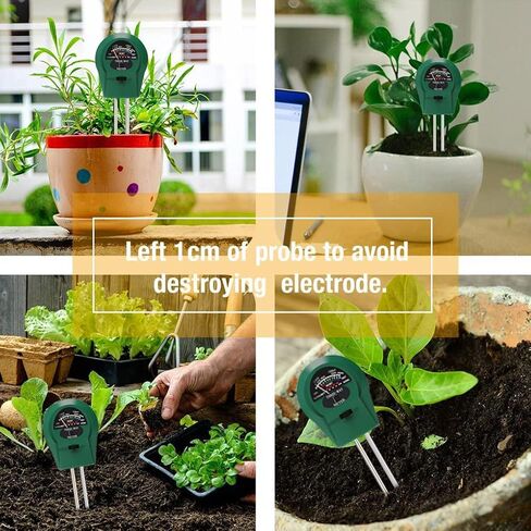CANNABMALL PH Meter, TDS PPM Meter and 3 in 1 Soil Moisture Meter Combo, High Accuracy Lab PH/EC Tester Digital Kit [Upgraded] for Home Water, Hydroponics, Plants Garden Soil and Aquarium PH Pen in Saudi Arabia