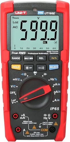 UNI-T UT195 Series UT195E/UT195M/UT195DS أجهزة قياس رقمية صناعية محمولة متعددة IP65 و2 متر مقاومة للسقوط (UT195E) in Saudi Arabia