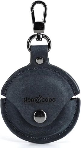 حامل سماعة الطبيب للجيب الجلدي لسماعة الطبيب الرقمية ستيموسكوب برو, أسود, العمل in Kuwait