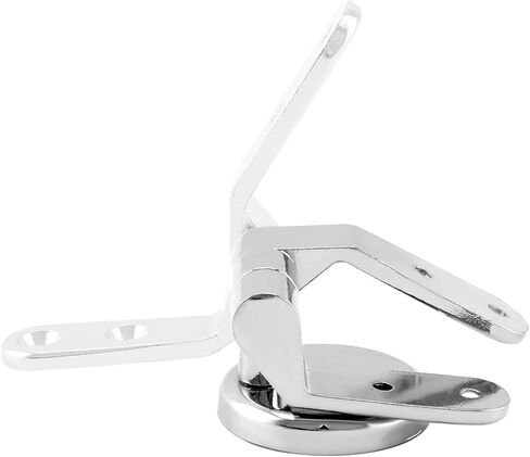 QWORK Replacement Toilet Seat Hinge Mountings Stainless Steel 1 Set with Bolts and Nuts in Kuwait