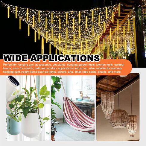 116 قطعة مسمار عين من Tanstic مع مجموعة متنوعة من الصواميل، M5 M6 M8 M10 مطلي بالزنك من الفولاذ الكربوني ومسامير براغي مع صواميل سداسية in Kuwait