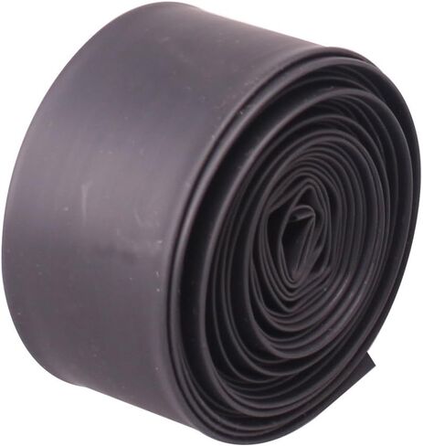 Heat Shrink Tube, Wire Wrap Electrical Cable Ratio 2:1 Heat Shrinkable Shrinking Sleeving Black (6M / 20Ft, Dia.40mm) in Saudi Arabia