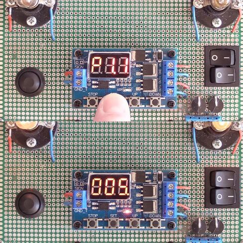 DKARDU 2 pcs DC 5V-36V Relay Module Digital LED Relay Board Trigger Cycle Switch Delay Timer Module with Screwdriver Red and Black Cable in Saudi Arabia