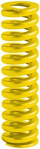 Raymond 206405000 سيليكون كروم لكل SV 9254 ISO Die Spring، فتحة 20 مم، تركيب قضيب 10 مم، طول حر 32 مم، ارتفاع ثابت 24 مم، معدل زنبرك 224 نيوتن/مم، أصفر (عبوة من 10) in Kuwait