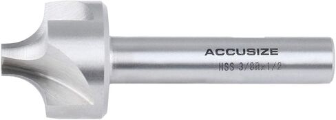 اتهم الأدوات الصناعية H.S.S. طقم مطحنة نهاية زاوية مستديرة مقاس من 1/16 بوصة إلى 3/8 بوصة، 8 قطع، 1011-0008 in Kuwait