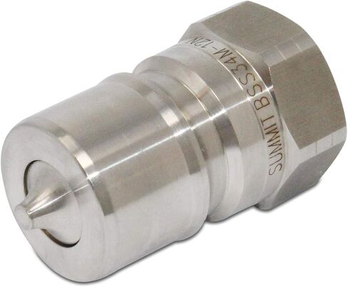 مجموعة وصلات هيدروليكية سريعة الفصل من الستانلس ستيل 3/4 انش ان بي تي ايزو 7241-B in Kuwait