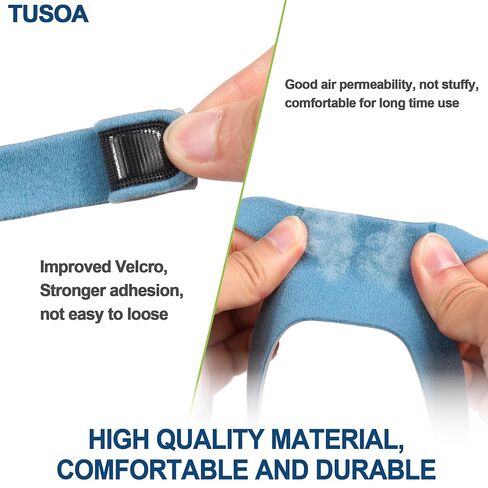 مجموعة الوجه الكامل من TUSOA لـ F20 تتضمن وسادة (L)، ومرفق، وإطار، وغطاء Hdgear للأنف والفم، سيليكون سائل ممتاز للاستخدام لفترة طويلة - كبير in Kuwait