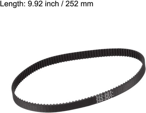 Pnzxi 5pcs 252-2GT-6 Timing Belt Length=252mm Width=6mm Rubber Closed Loop GT2 252mm Timing Belt for 3D Printer in Saudi Arabia