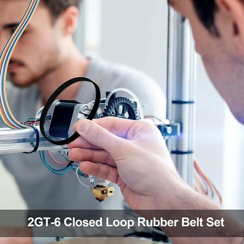 Pnzxi 5pcs 252-2GT-6 Timing Belt Length=252mm Width=6mm Rubber Closed Loop GT2 252mm Timing Belt for 3D Printer in Saudi Arabia