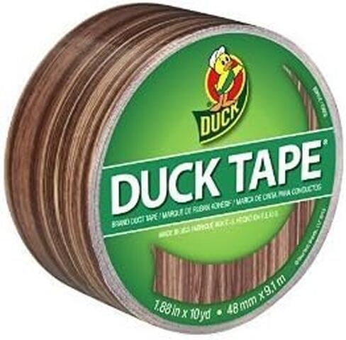 Duck 1.88 in. W x 10 yd. L Brown Woodgrain Duct Tape in Saudi Arabia